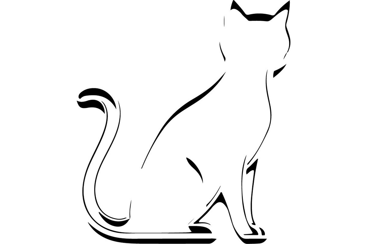 Cute Cat Silhouette Mega Vector Bund, an Animal Illustration by Designer_Momina (Photo 16 of 34)