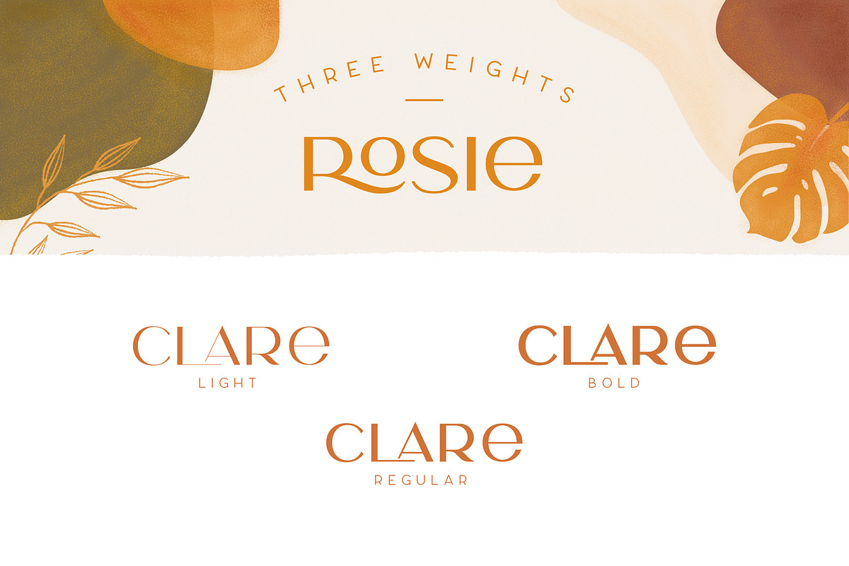 Rosie Sans - Gorgeous Typeface, a Sans Serif Font by Kaligra.co (Photo 27 of 44)