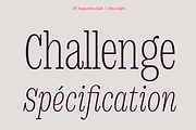 DT Augustina Slab 1 Subfamily, a Slab Serif Font by Deveze Type Foundry (Thumbnail 3 of 31)