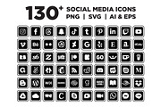 Rounded Square Outer Border Icons, an Icon by Running With Foxes (Thumbnail 1 of 8)