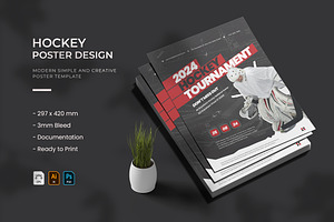 Hockey - Poster, a Print Template by VUNIRA