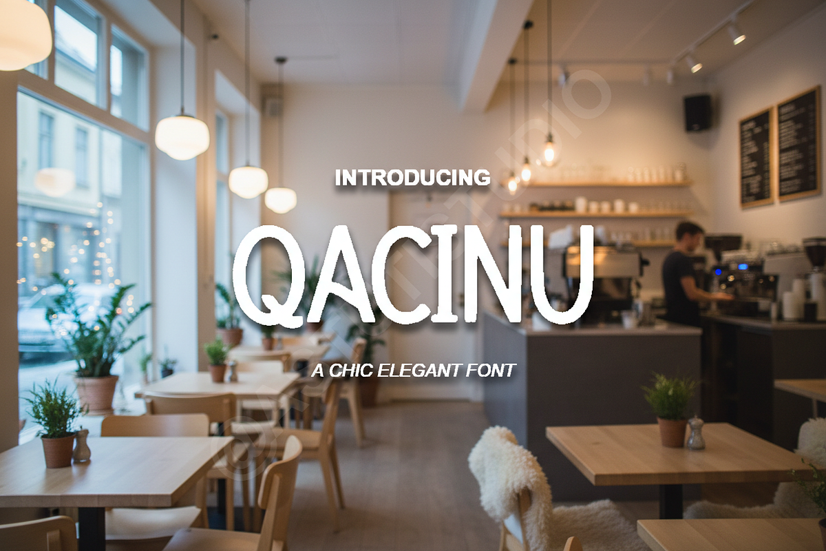 Qacinu - Elegant Modern Serif Typef, a Serif Font by Astuti Studio (Photo 1 of 16)