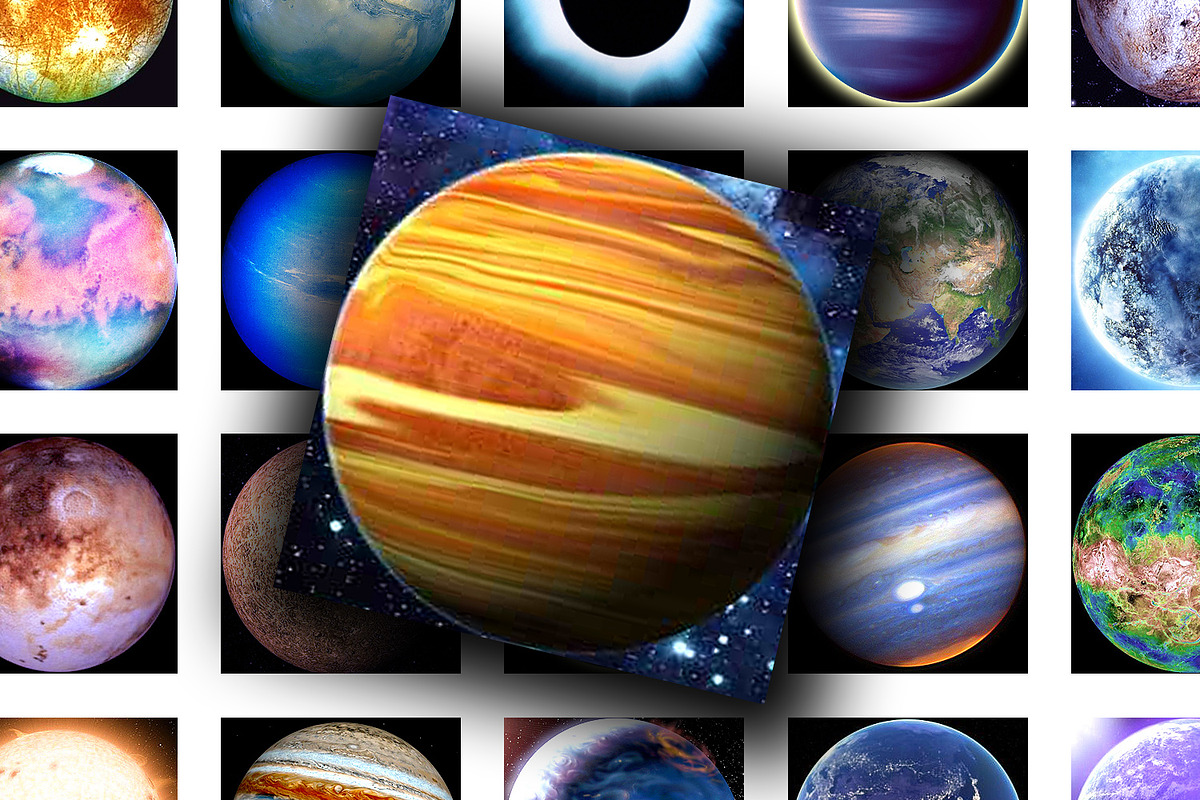 Digital Collage Sheet - Magic Planet, a Print Template by Kseniya-Omega (Photo 3 of 3)