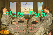 Pam Puh Font - Latine & Cyrillic, a Handwritten Font by line & plane (Thumbnail 6 of 10)