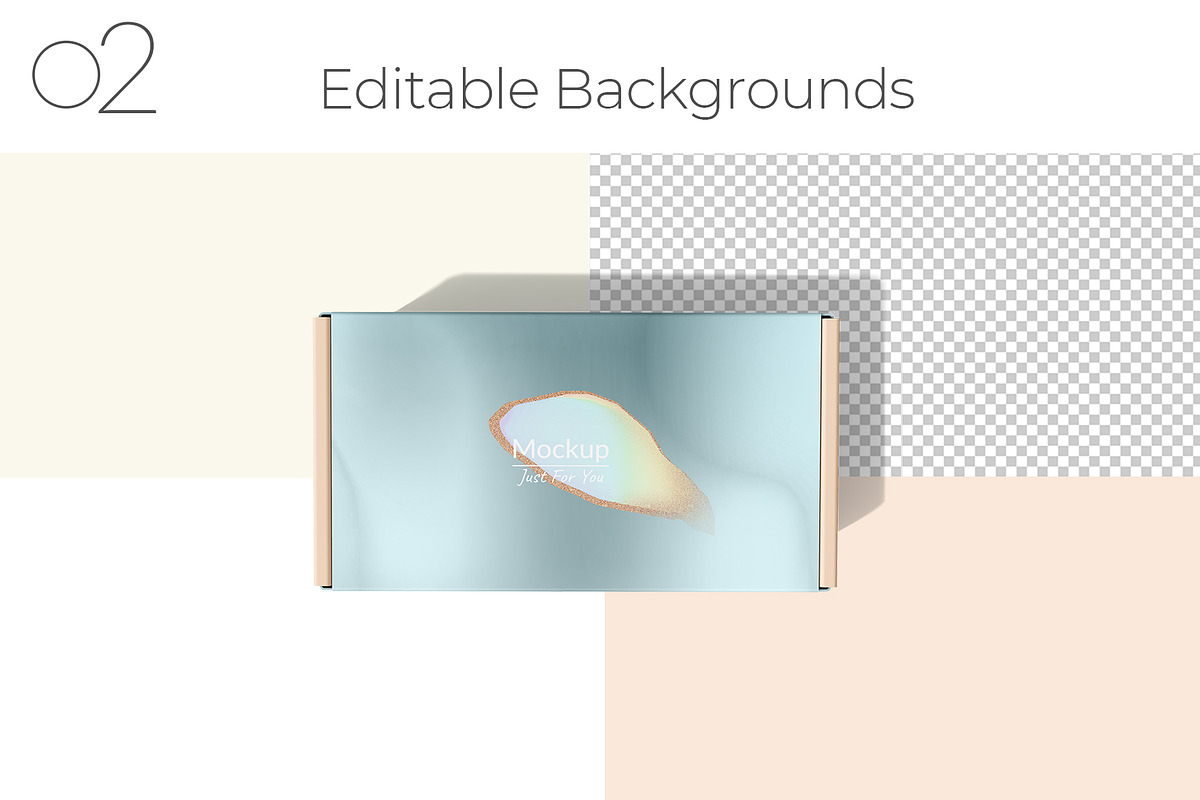 Front Tuck Mailing Box Mockup, a Packaging Mockup by Sheikhadesign (Photo 3 of 11)