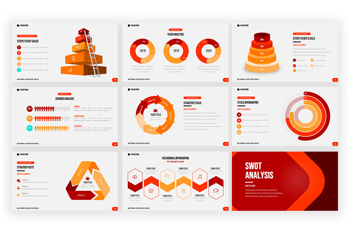 Projection | Powerpoint Template, a Presentation Template by Zacomic ...