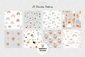 Abstract Shapes & Baby Animals Set