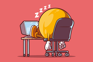 Resting Emoji!, a Work Illustration by pedrors