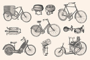 Bicycles - Vintage Illustration Set, an Illustration by Graphic Goods (Thumbnail 7 of 10)