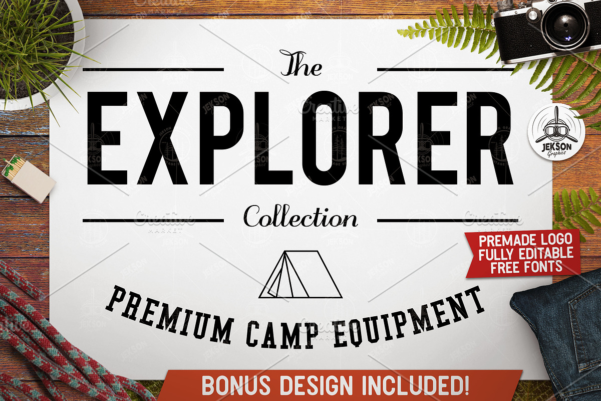 20 Mountain Adventure Icons / Logos, an Object Graphic by JeksonGraphics (Photo 3 of 11)