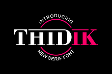 Thidik Font