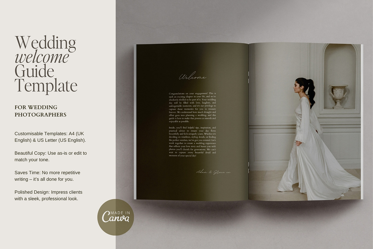 Wedding Photographer Welcome Guide, a Presentation Template by Adam and Grace (Photo 7 of 25)