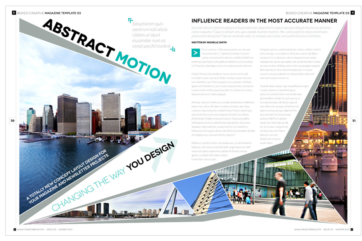Magazine Template InDesign 03, a Magazine Template by Love Graphic Design (Photo 34 of 36)