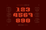 Locker Numerals Color Font, a Font by Noem9 Studio (Thumbnail 9 of 14)