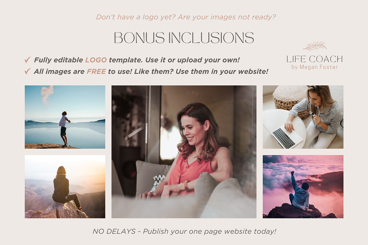 Coaching Website Canva Template, a Landing Page Template by vectorocean (Photo 9 of 11)