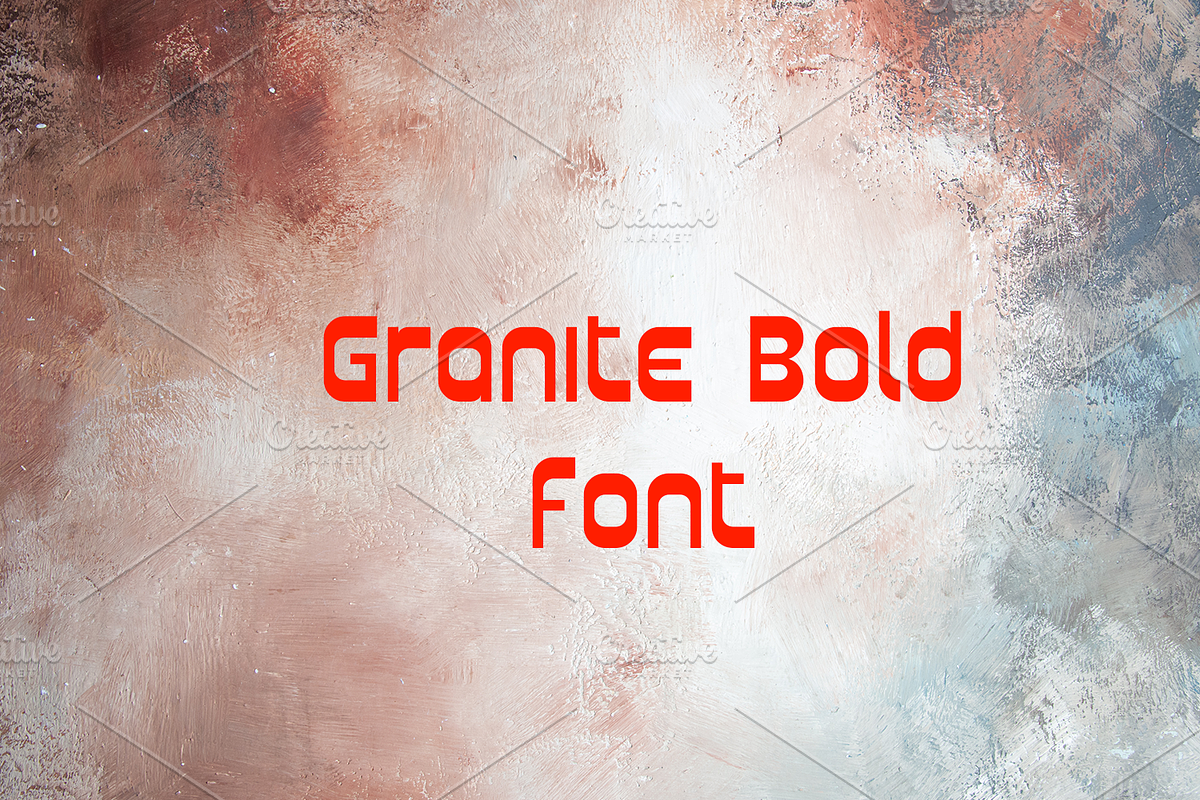 GraniteBold-47-25, a Font by canve (Photo 2 of 2)