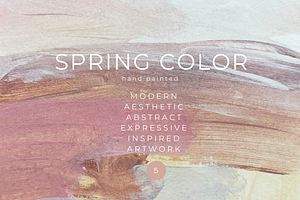 MODERN SPRING ABSTRACT PAINTINGS