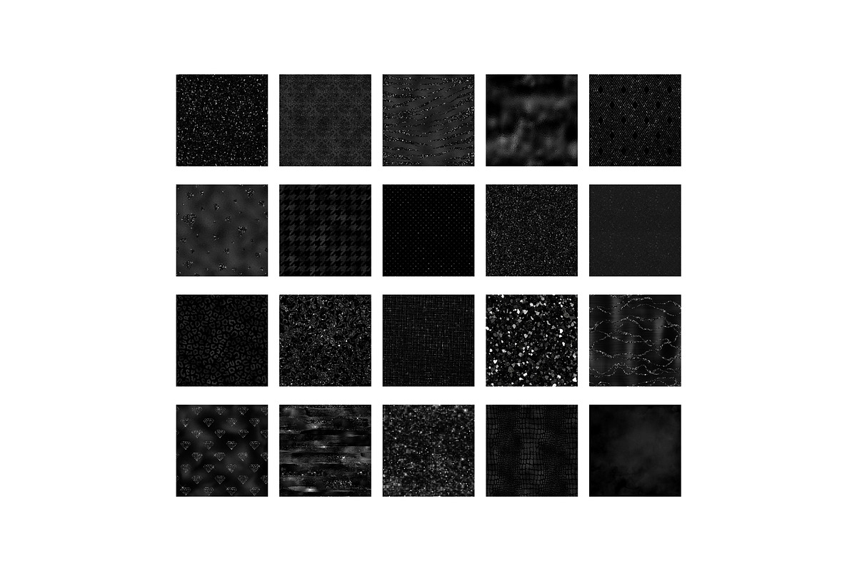 Black Seamless Digital Papers, a Background Graphic by Business Chic (Photo 4 of 6)