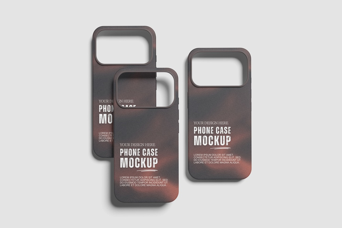 High Quality Case Phone Mockup, an Advertising Mockup by AndikaGraphic (Photo 4 of 5)