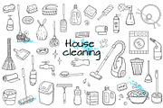 House Cleaning Doodles Design Kit, an Object Illustration by Artspace (Thumbnail 2 of 6)