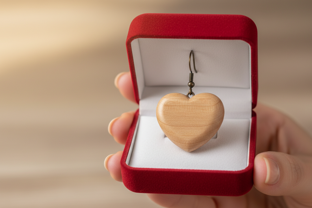 Heart Earring Laser Cut Design, an Object Graphic by Amazin_art (Photo 5 of 5)