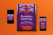 Modern Pumpkin Craving Flyer Set, a Flyer Template by graphicook (Thumbnail 1 of 3)