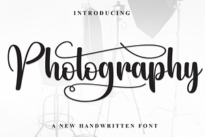 Photography | Script Font
