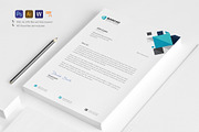 Letterhead, a Stationery Template by Pxl_graphic (Thumbnail 1 of 4)