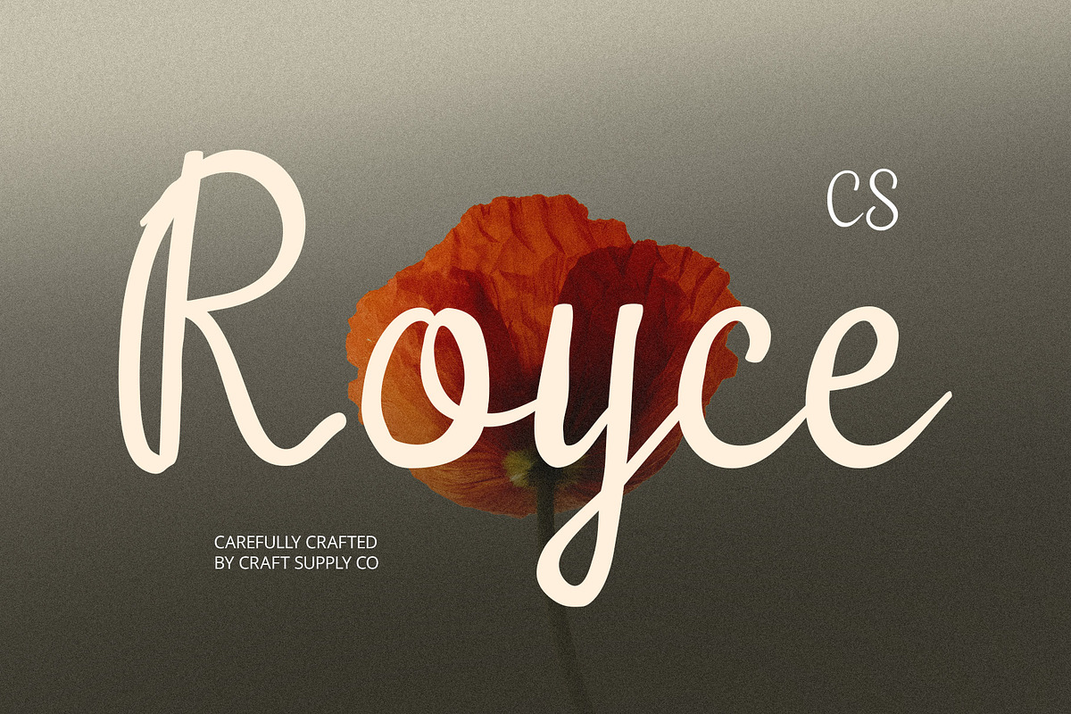 CS Royce – Script Font, a Script Font by Craft Supply Co. (Photo 1 of 8)
