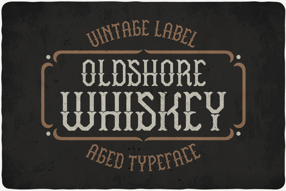 Oldshore Whiskey Typeface preview 3