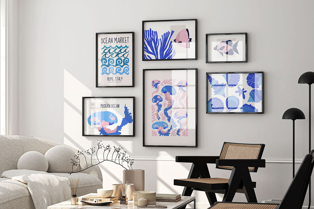 Modern Ocean | Wall Art Creatot, an Object Graphic by Leleka.Store (Photo 19 of 20)