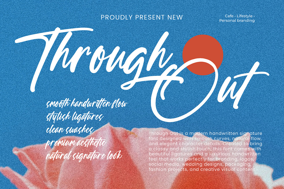 Through Out Handwritten Signature, a Handwritten Font by operatype.co (Photo 1 of 10)