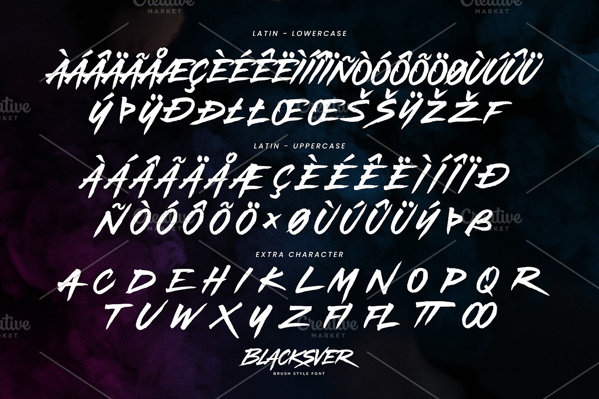 Blacksver - Brush Font, a Font by agnyhasyastudio (Photo 11 of 12)