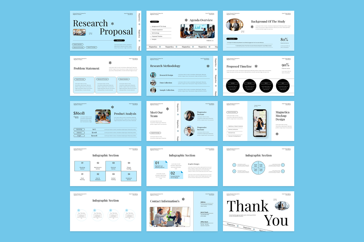 Research Proposal, a Presentation Template by SquidPixey (Photo 4 of 6)