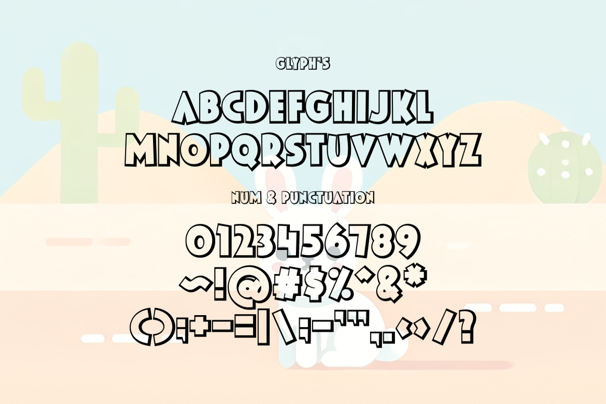 Lonpes 1926 - Kiddies Font, a Sans Serif Font by Monoletter Studio (Photo 3 of 4)