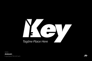 key Wordmark Logo, a Branding & Logo Template by Akdesain