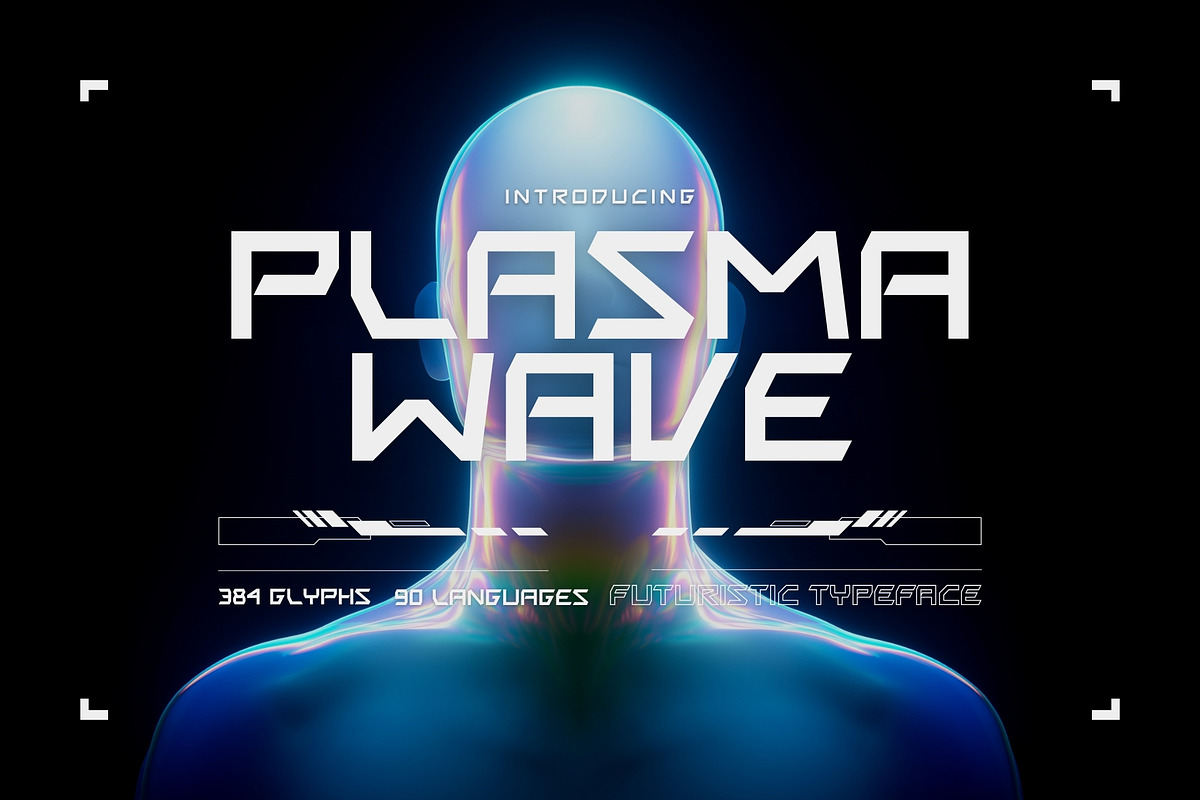 Plasmawave - Futuristic Typeface, a Sans Serif Font by HipFonts (Photo 1 of 9)