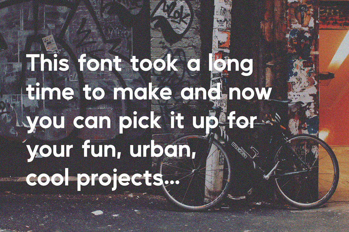 October | Modern Sans Serif Font, a Sans Serif Font by Supersimbo © (Photo 3 of 9)