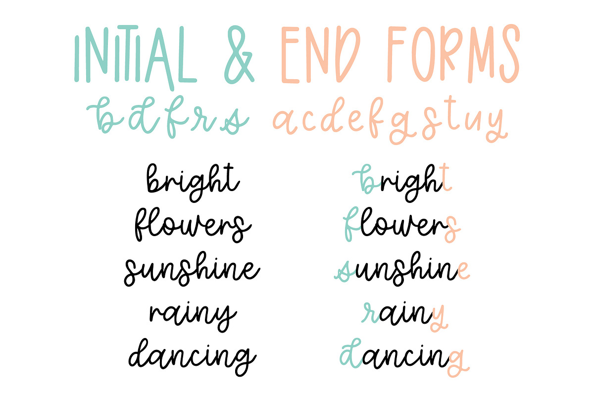 Eucalyptus Spearmint Monoline Script preview 3