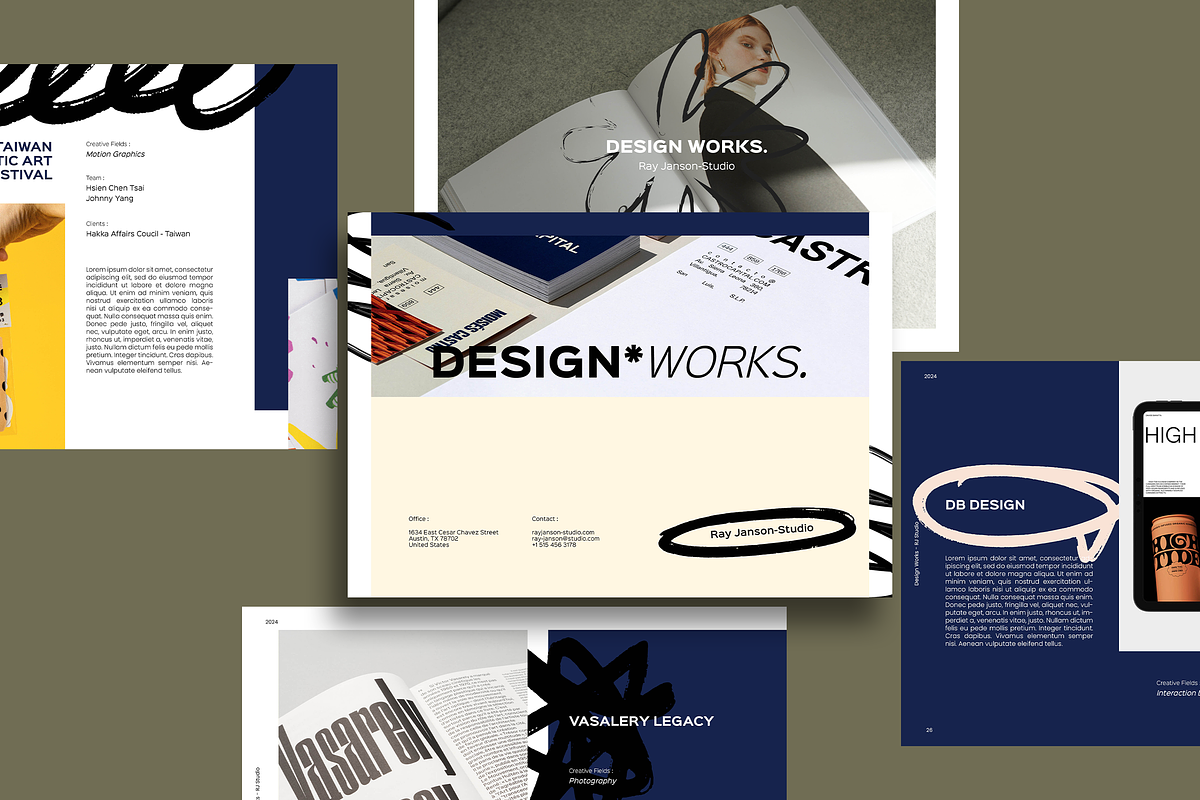 Design Works / Portfolio, a Marketing Template by Bervisual (Photo 1 of 6)