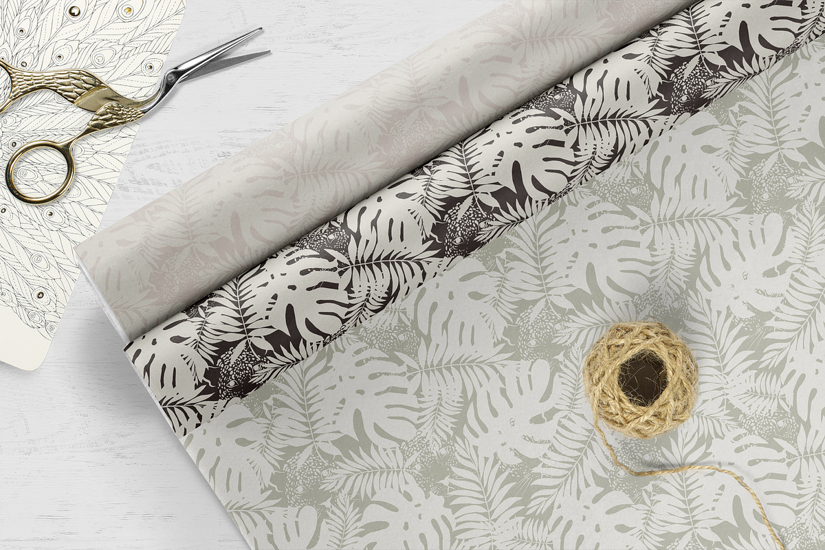 Tropical Leopard Seamless Pattern, a Pattern Graphic by Oksana Dovhopol Art (Photo 7 of 25)