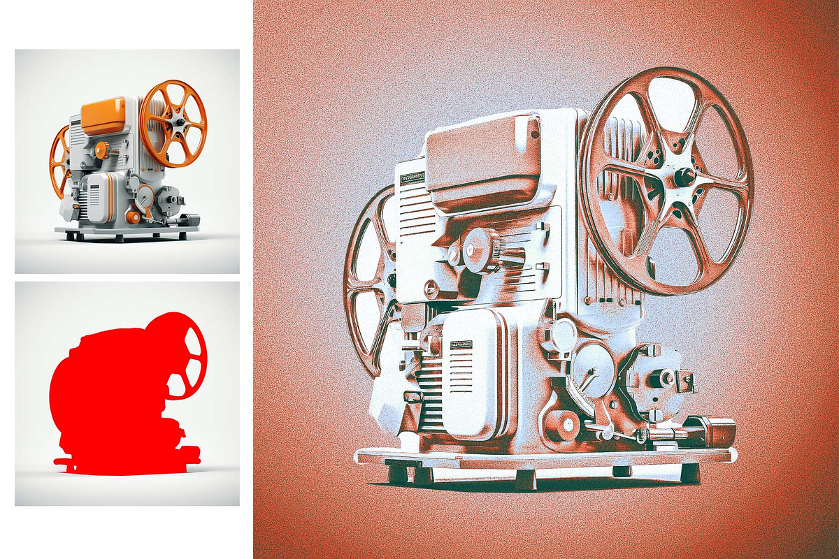 Retro Shader Effect Photoshop Action, an Action Add-On by MRI STUDIO (Photo 4 of 13)