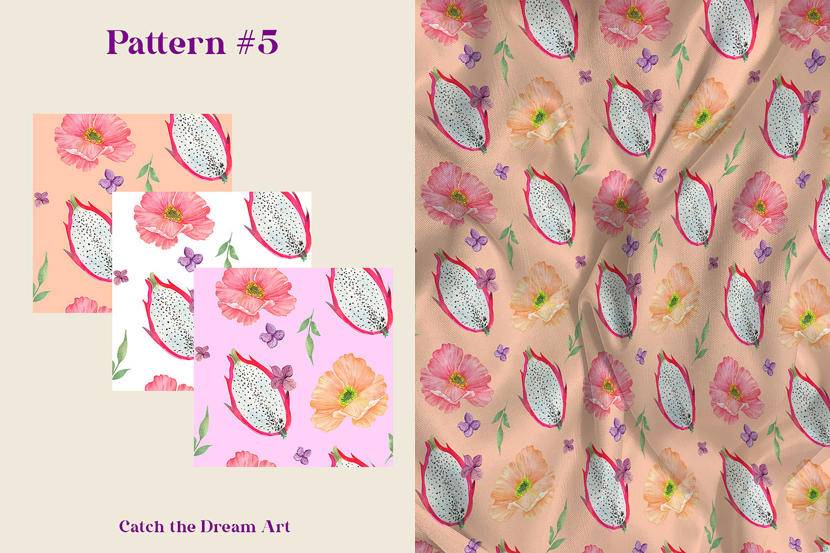 PASSION Flowers & Tropic Fruit, an Illustration by Catch the Dream Art (Photo 12 of 16)