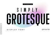 Grotesque font, a Sans Serif Font by Fontstein (Thumbnail 1 of 7)