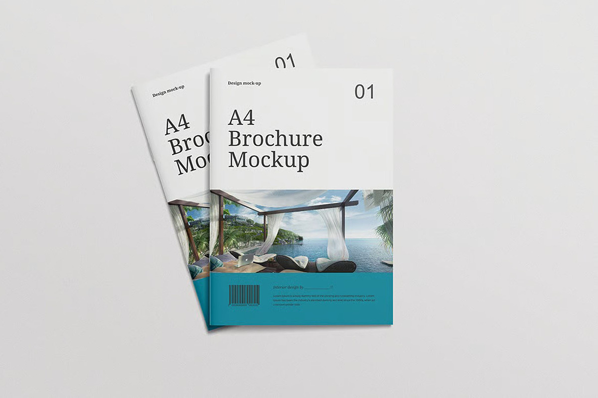 A4 Brochure Catalog Mockup, a Books & Magazine Mockup by Se٧enStudio (Photo 4 of 4)
