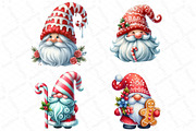 Christmas Candy Cane Icing Gnome, an Illustration by DreamPrint404 (Thumbnail 3 of 4)