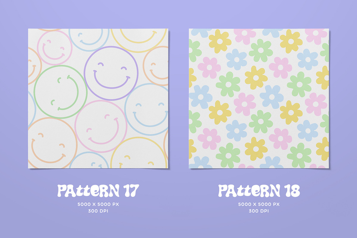 Pastel Pattern Set, a Pattern Graphic by Dedraw Studio (Photo 10 of 20)