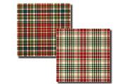 Christmas Plaid Tartan Digital Paper, a Pattern Graphic by Designking (Thumbnail 4 of 5)
