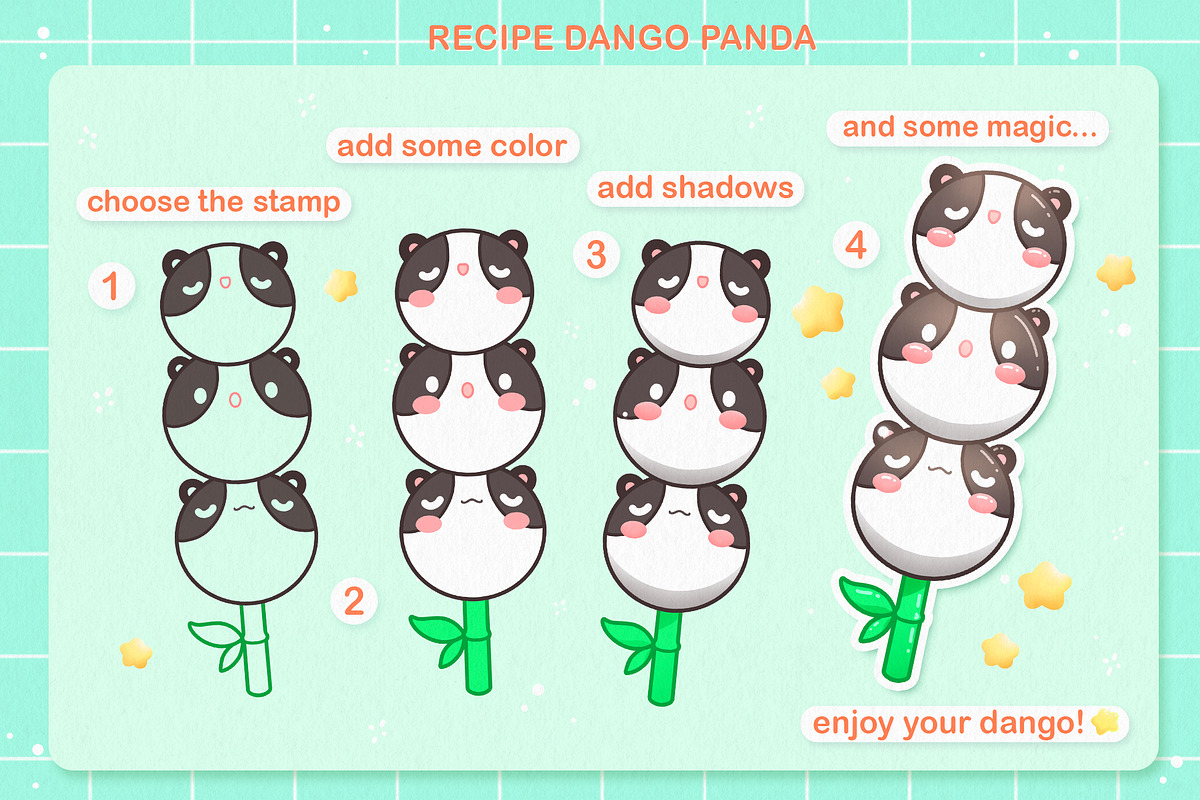 Procreate Bundle Brushes Panda, a Brush Add-On by InkPrintsTattoo (Photo 11 of 12)