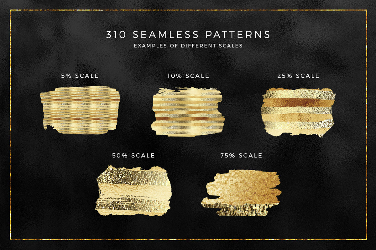 300+ Gold Glitter Foil Styles, a Layer Style Add-On by Graphicdome (Photo 4 of 17)